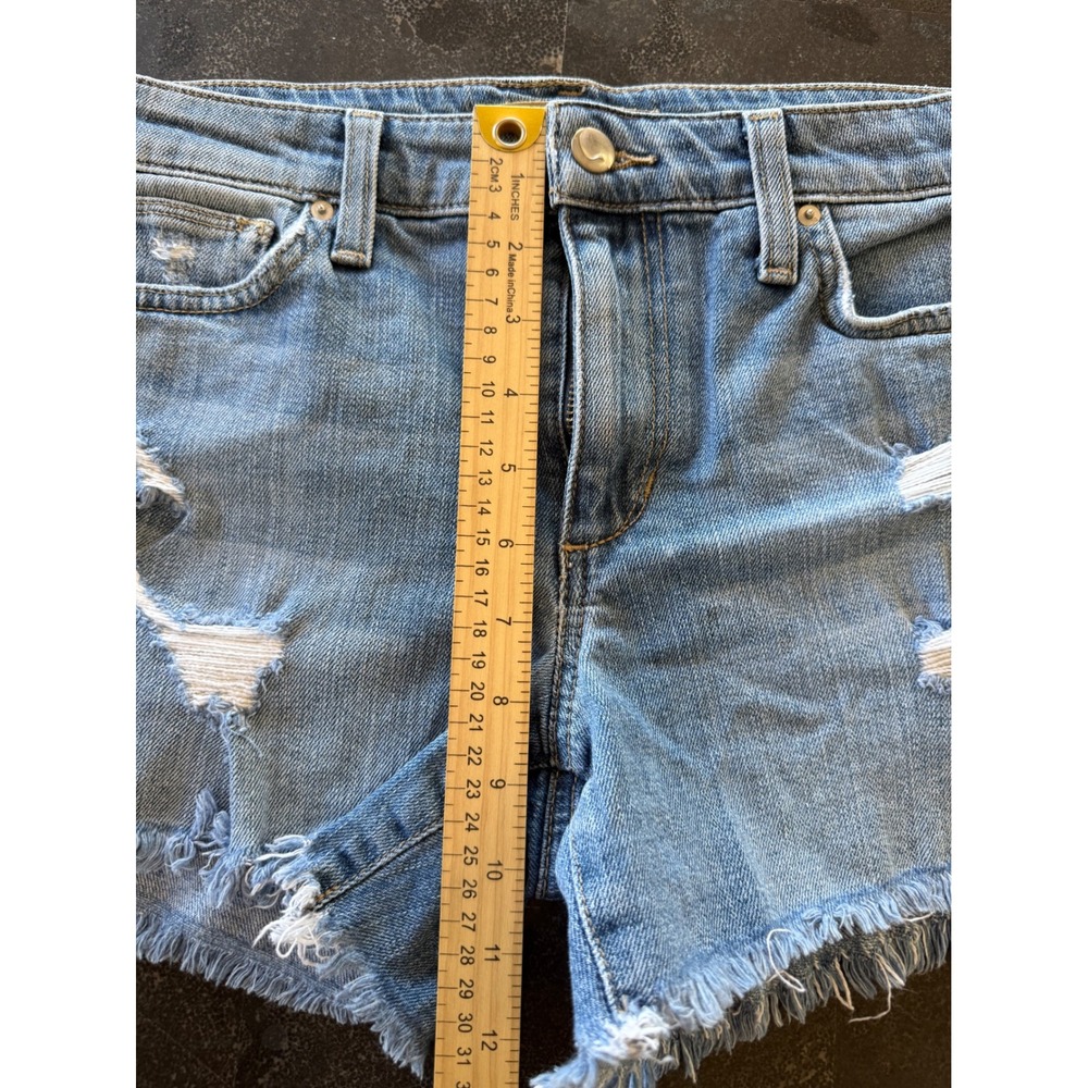 Joes Jeans The Ozzie Cut Off Denim Shorts Distressed Frayed Blue Womens 27 USA - Picture 7 of 8